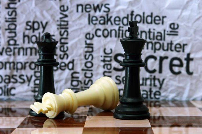 159694277 Chess pieces with secretive background text pattern