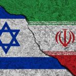 46 Children KILLED – DEADLY Airstrikes! Israeli and Iranian flags divided by a cracked line.