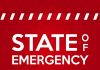 114 DEAD – State Of Emergency Declared STATE OF EMERGENCY in bold white text on red background.