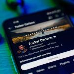 Carlson, Kelly Exchange Words – Media Rules Shattered Smartphone displaying a YouTube channel profile page.