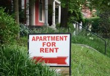 Rental Scam Blitz – New Trick SURGES Sign indicating an apartment is available for rent