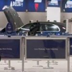 Car RAMS Into Airport Terminal - Six Down