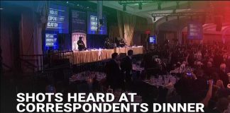 WATCH: White House Guest Continues Eating During Shooting