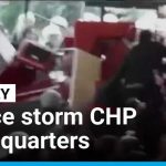 Police Raid Opposition HQ: Tear Gas Chaos