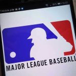 Hollywood Star Dares MLB – Faith Showdown! Major League Baseball logo on a smartphone screen.