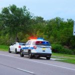 Baby Flung From Van During 100mph CHASE! Police car pulling over a white car