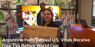 World Cup Fans DENIED Visa’s – Get Free T.V’s Instead! Argentina Fans React After Visa Rejection and TV Giveaway | AC1P