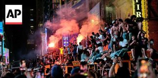 Celebrations erupt in New York after Knicks win first NBA championship in 53 years