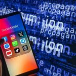 Dems Post DISGUSTING Trump Meme During 250th Celebrations Smartphone showing social media apps with text background.