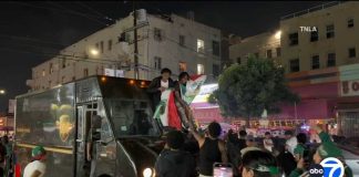World Cup Party Turns Bloodbath – 4 SHOT! Soccer fans in LA in frenzy after Mexico win over South Korea in World Cup; man shot in leg
