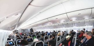 Sharia Law Standoff Explodes Mid-Flight Airplane cabin filled with passengers