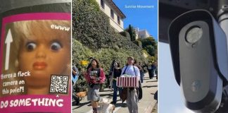 Group protests outside SF cryptocurrency billionaire's home over Flock cameras, surveillance use