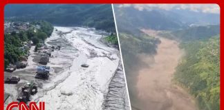 China-Nepal flash flood: Helicopter pilot describes everything he saw