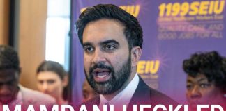 Commie Mamdani DASHES Off-Stage Amid Aggressive Heckling Commie Mamdani DASHES Off-Stage Amid Aggressive Heckling