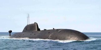 Sunken Submarine is a Time Bomb Submarine cruising on the ocean surface