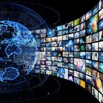 Fox Network Secures HISTORIC $22BN Deal! Digital globe with curved wall of multimedia screens