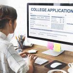 State BANS ALL Illegals From Universities and Schools Student completing a college application on a desktop computer