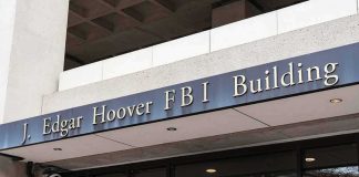 FBI Storms Disgraced Congressmans’s Mansion Entrance of the J. Edgar Hoover FBI Building