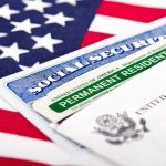 U.S. documents including Social Security card and Permanent Resident Card